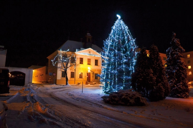 Vánoční strom v Březně