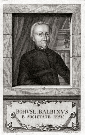 Bohuslav Balbín, rytina Johanna Balzera, konec 18. století