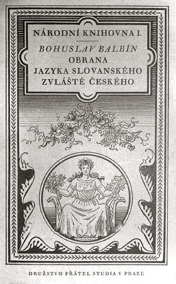 Obrana jazyka slovanského, zvláště českého, 1923