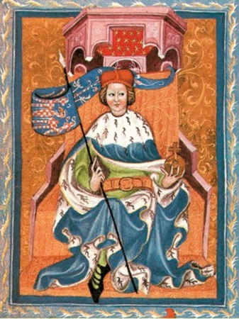 Přemysl Otakar II.  jako moravský markrabě, Gelnhausenův kodex