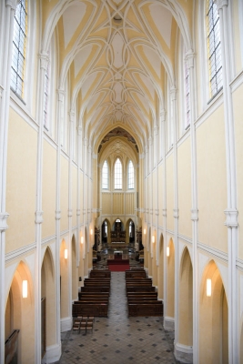 Interiér kostela Nanebevzetí Panny Marie 
a svatého Jana Křtitele v Sedlci