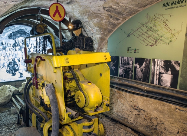 Expozice těžby uranu na Českolipsku