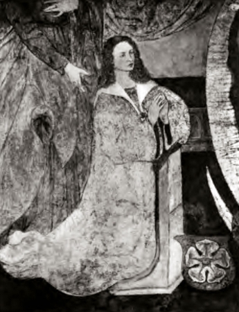 Jindřich IV. z Hradce, freska z kaple jindřichohradeckého zámku
