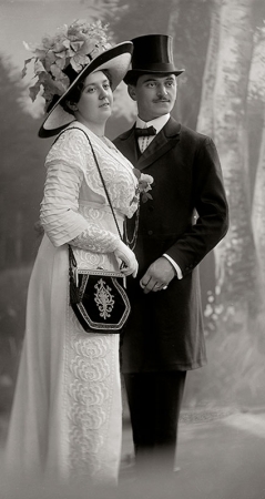 Josef Jindřich Šechtl s manželkou, 1911
