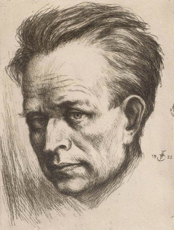 T. F. Šimon, autoportrét, 1932