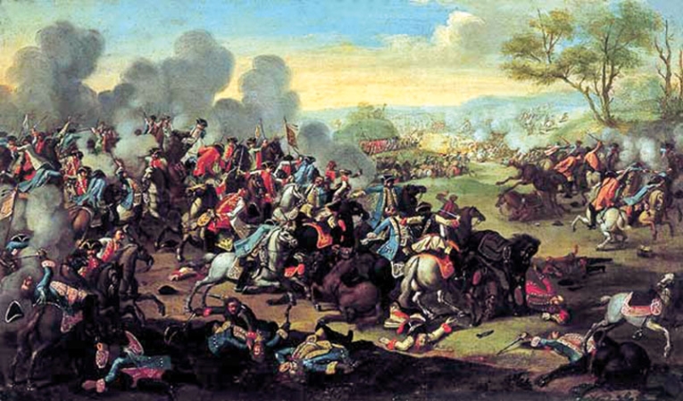 Bitva u Kolína (neznámý malíř)