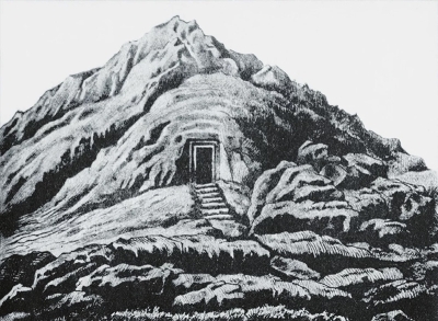 Hora Ašrut Dag (2577 m), Kurdistán, kde Wünsch objevil klínopisný text (1883)