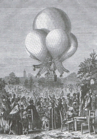 První lety balonem