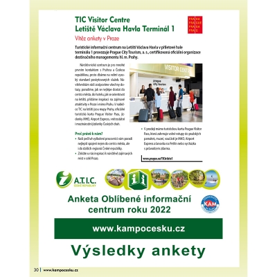 TIC Visitor Centre Letiště Václava Havla Terminál 1
Vítěz ankety v Praze