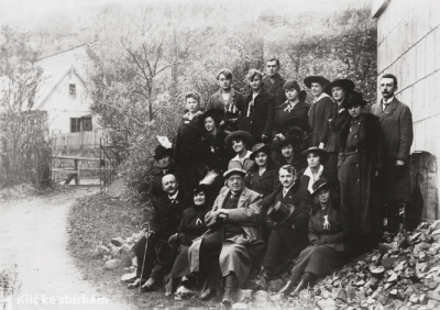 Vendelín Budil s chrudimskými ochotníky, 1918