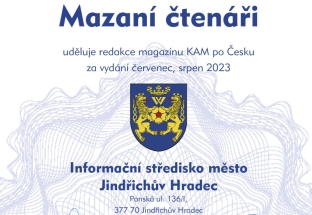 Červenec-srpen 2023 Informační středisko město Jindřichův Hradec