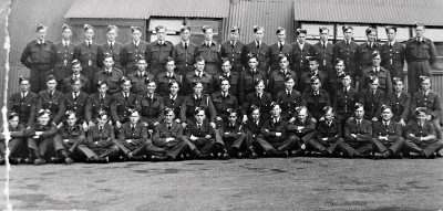 During training (third row, second from the left)