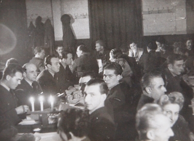 The last Christmas dinner of the 311th squadron of R. A. F., 1944