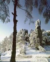 Zima v okolí Ústí nad Labem
