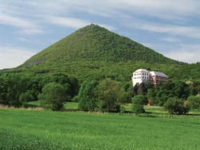The Milešovka Mountain with a Watch Tower