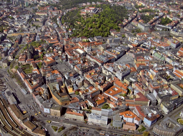 Brno and Its Surrounding from the Bird‘s Eye View
