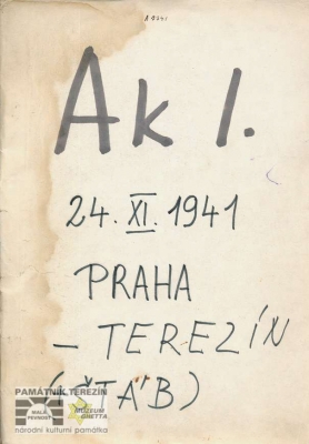 Seznam – transport z Prahy do Terezína, 1941