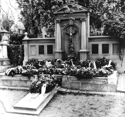 Cardinal Trochta was buried in the Bishop´s tomb at Litoměřice
cemetery
