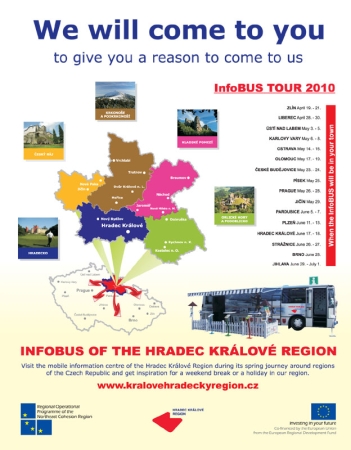 We will come to you - Infobus of the Hradec Králové Region