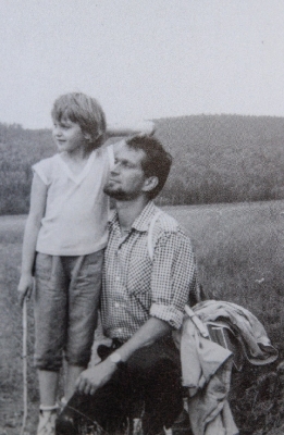 Toman Brod with his daughter