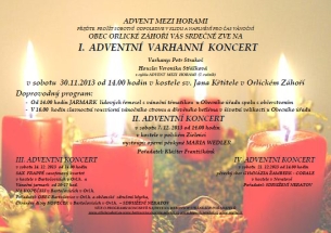 ADVENT MEZI HORAMI - (adventní koncerty na Česko-polském pomezí)
