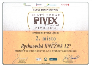 Městský Podorlický pivovar s.r.o. – PIVEX 2014