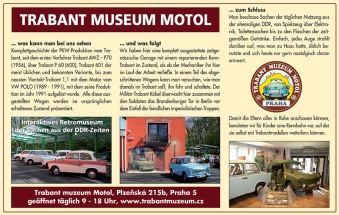 Trabant muzeum Motol