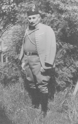 Ludvík Hraba in a Sokol uniform