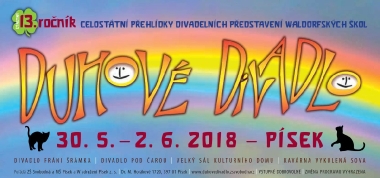 Duhové divadlo Písek 30.5.-2.6.2018