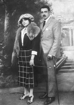 Rudolf Jelínek s manželkou Irenou, 1920
