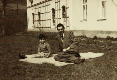 Jiří Jelínek a André Lenard, 1946 