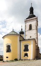 Věž děkanského kostela Všech svatých ve Stříbře