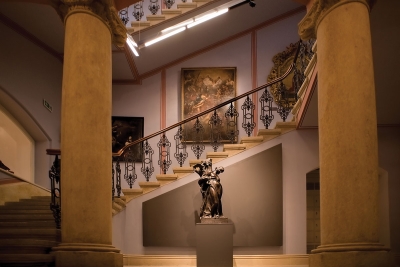 Interiér muzea v Hořicích