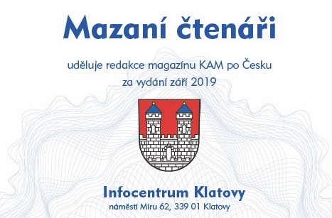 Září 2019 Infocentrum Klatovy