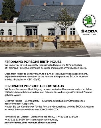 Ferdinand Porsche Geburtshaus