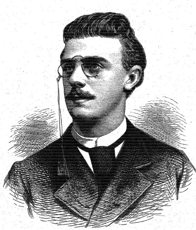 Antonín Stecker, 1879 (nakreslil dle fotografi e J. Mukařovský)