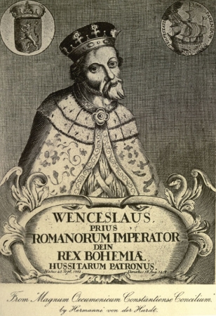 Václav IV., pozdější portrét z doby barokní