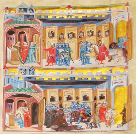 Dalimilova kronika, únos Jitky ze Svinibrodu Břetislavem I. z kláštera