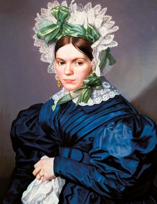 Portrét dámy z rodiny Patočků z roku 1835