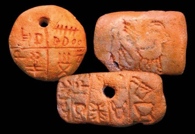 Hliněné destičky z Tartarie v Rumunsku (cca 7000 let)