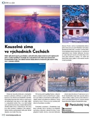 Kouzelná zima ve východních Čechách
